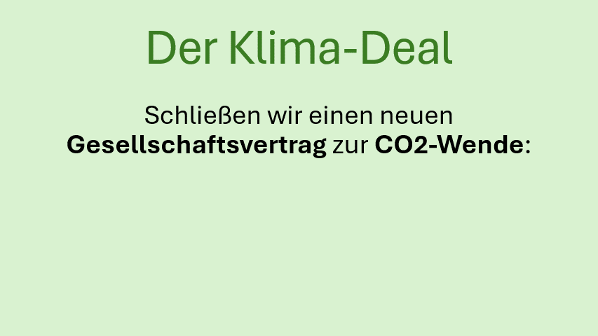 Deal Klimarettung